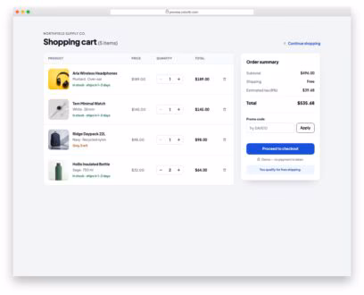 Shopping Cart V01 free HTML and CSS snippet by Colorlib