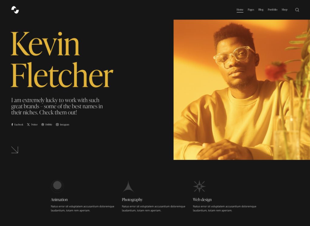 Showmax — Personal Portfolio & Showcase WordPress Theme