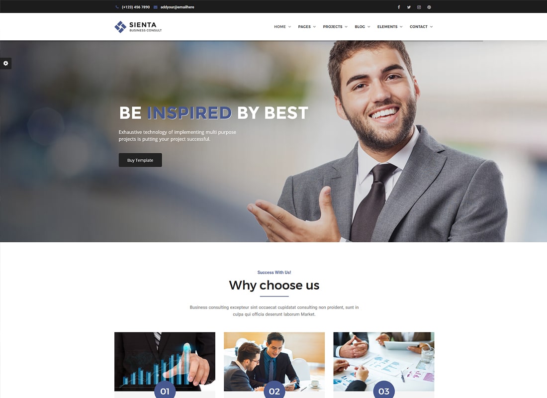 Sienta - 비즈니스 컨설팅 및 기업 WP 테마