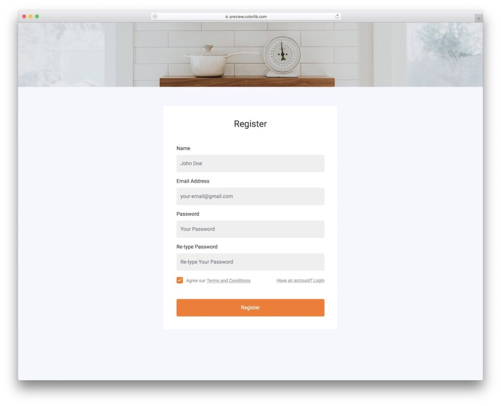 30 Best Free Signup Form Templates Website Templates 2026 - Colorlib