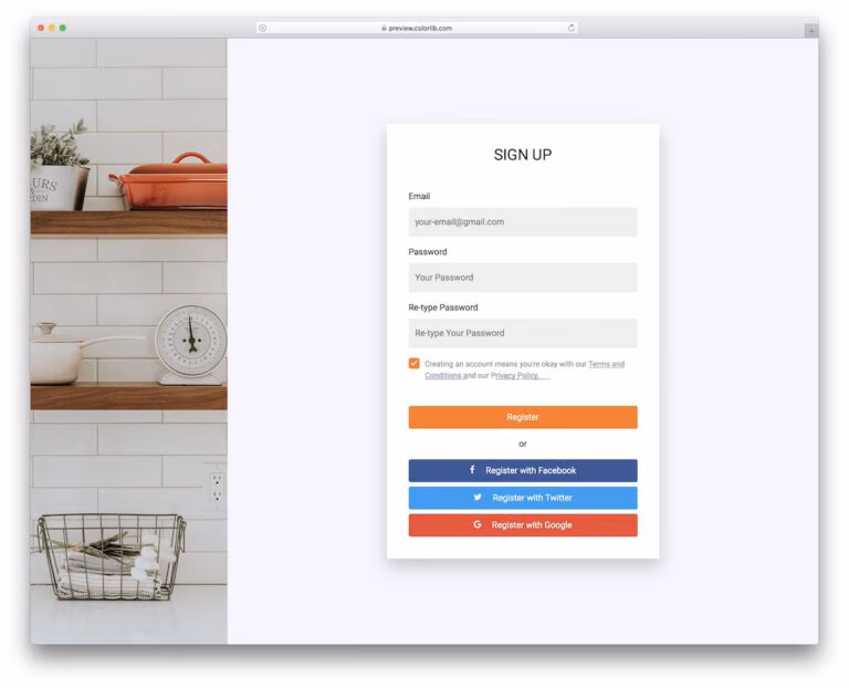 30 Best Free Signup Form Templates Website Templates 2026 - Colorlib