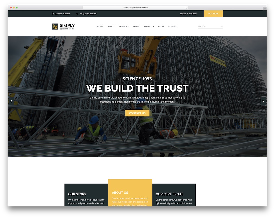 simply simple bootstrap template