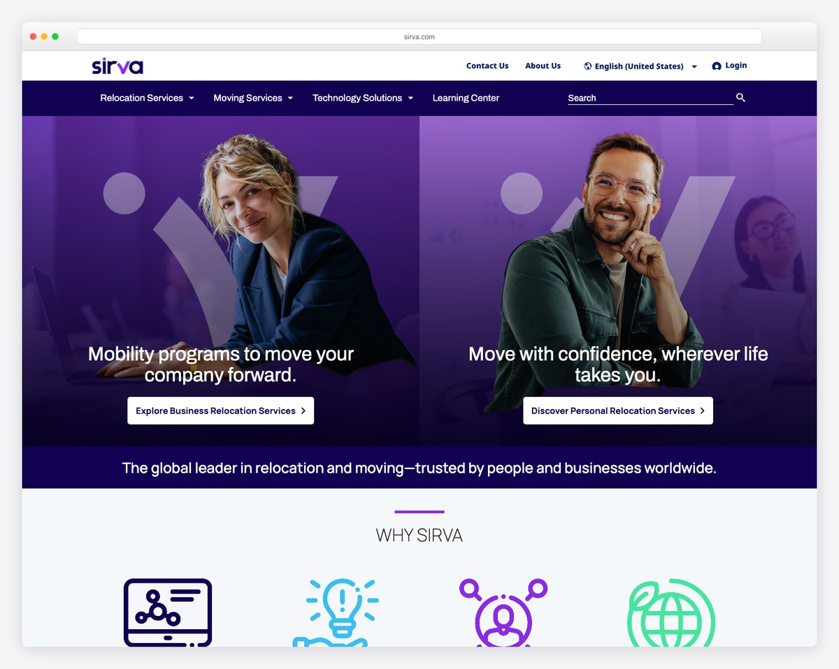 sirva worldwide relocation website