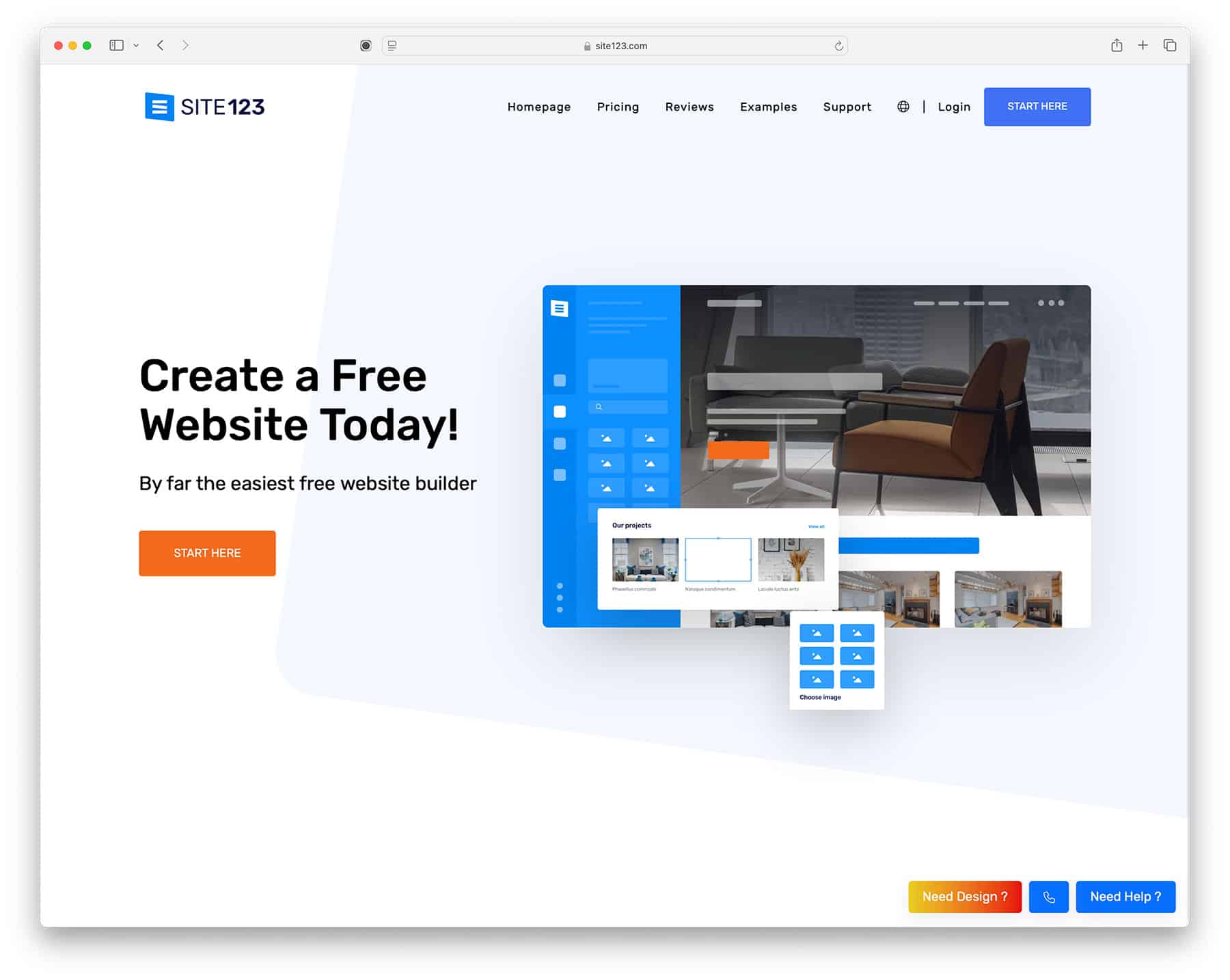 Site123 - simple ecommerce website builder