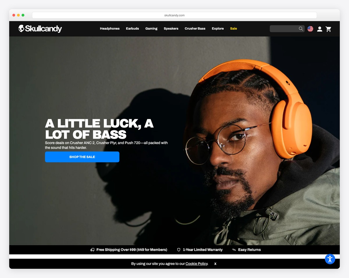 skullcandy bigcommerce website