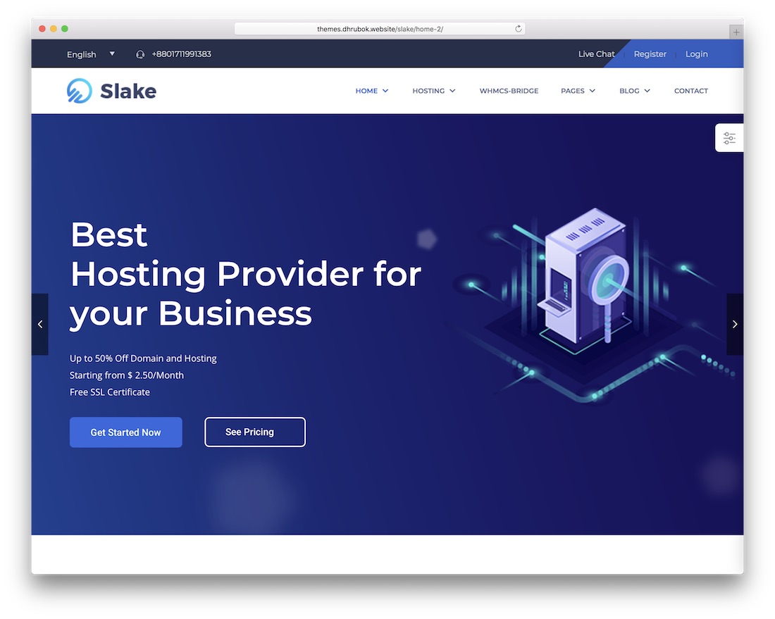 29 Best Hosting Wordpress Themes With Whmcs 2021 Colorlib 8557