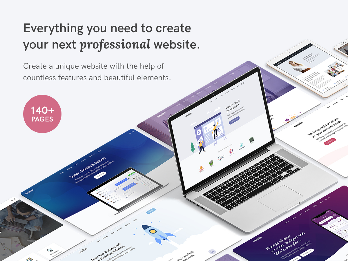 Snowlake business theme for WP