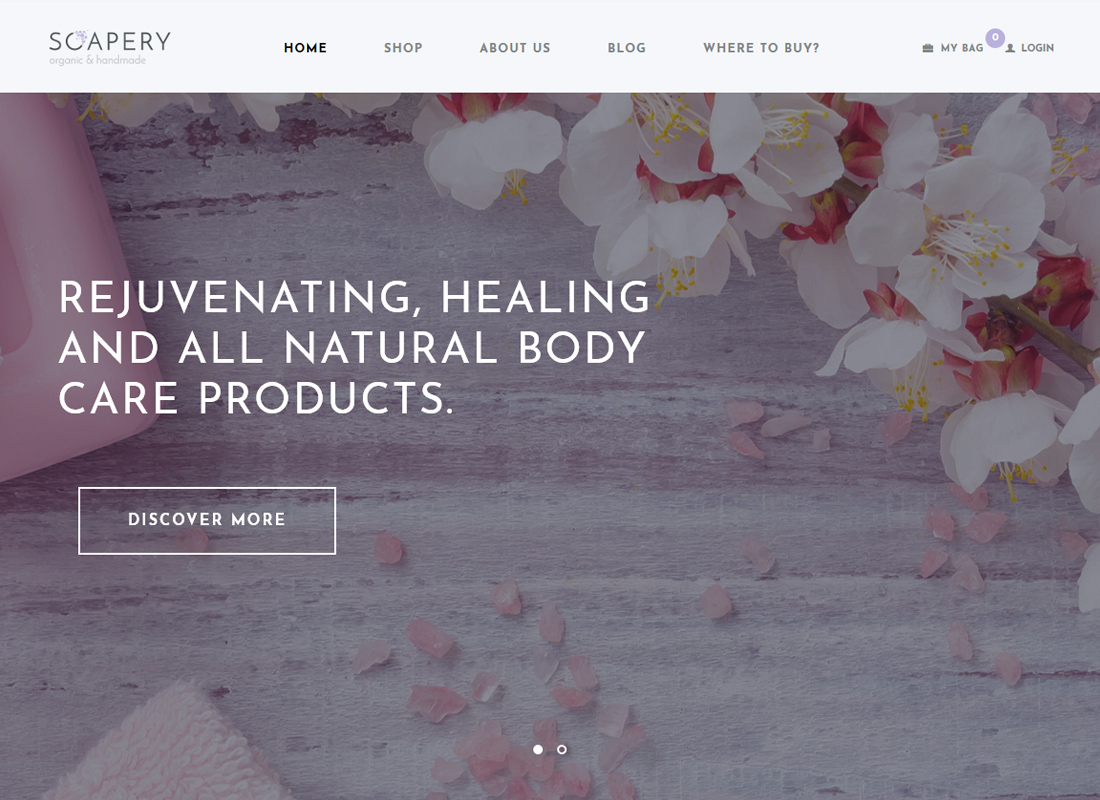 Soapery | Handmade Soap & Handcrafted Products Shop WordPress Theme