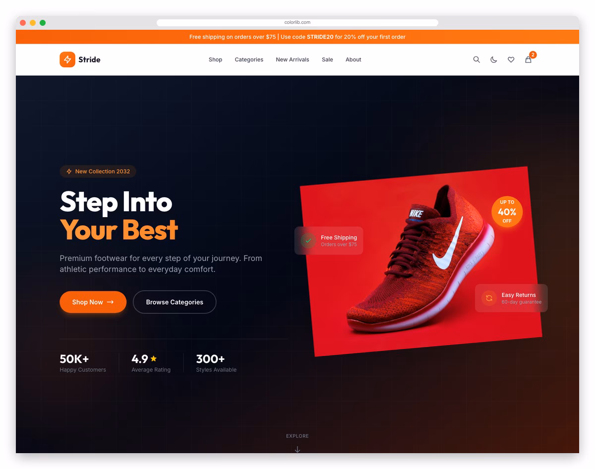 SoleStyle - Astro and Tailwind CSS Template