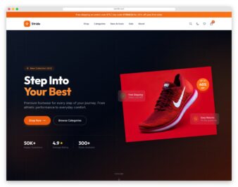 SoleStyle website template