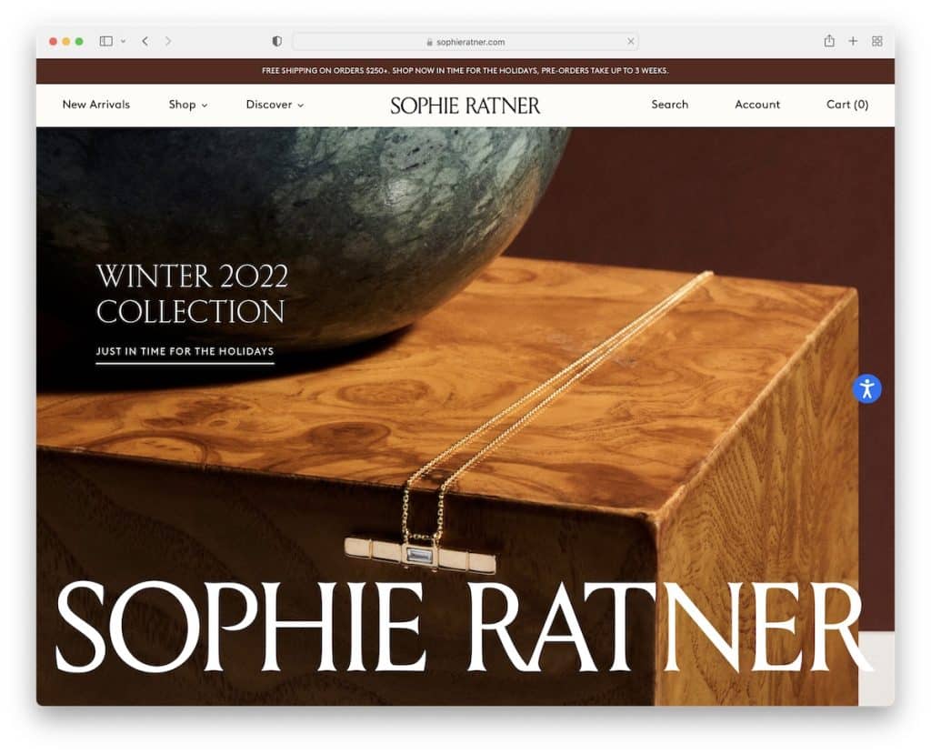 sophie ratner small business website