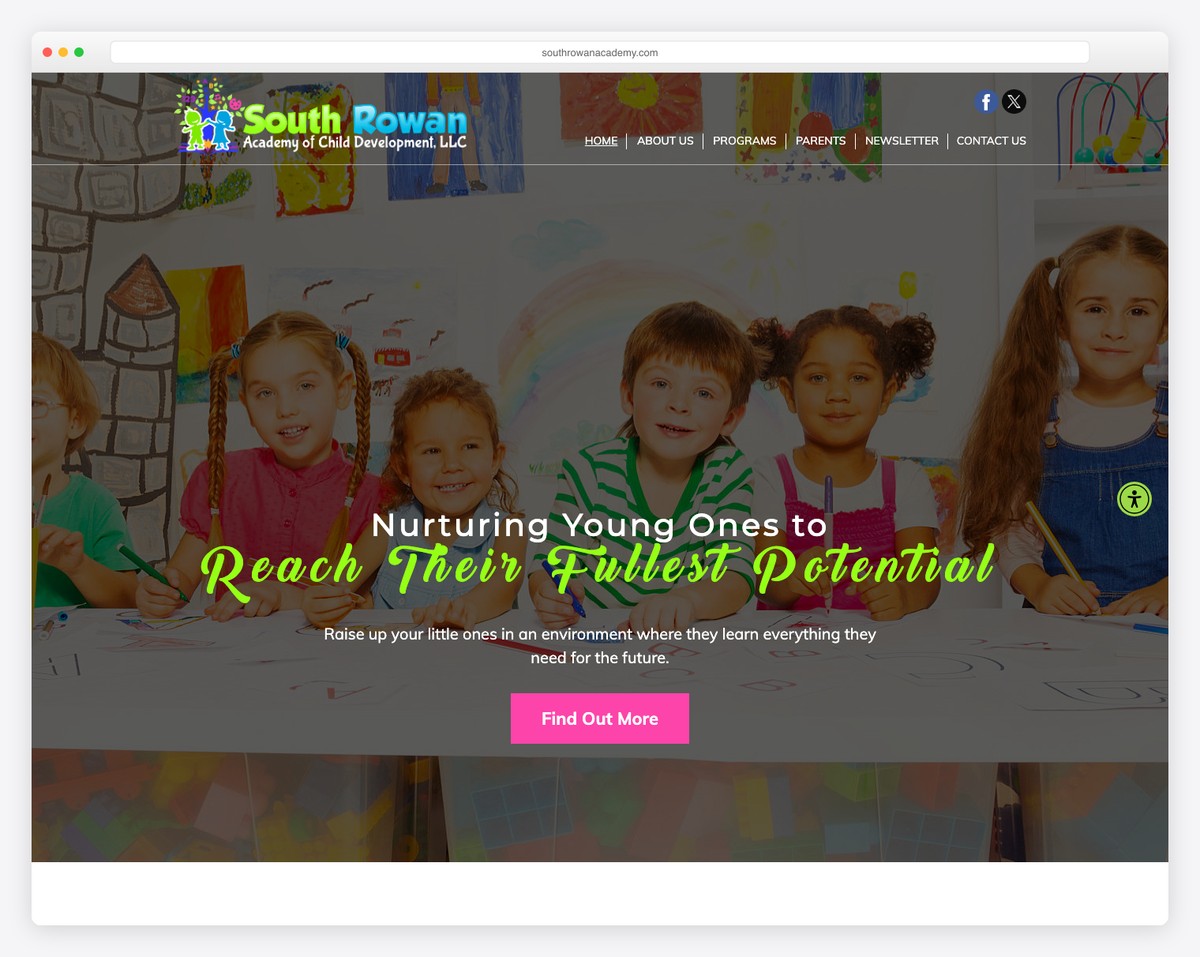 South Rowan preschoold website
