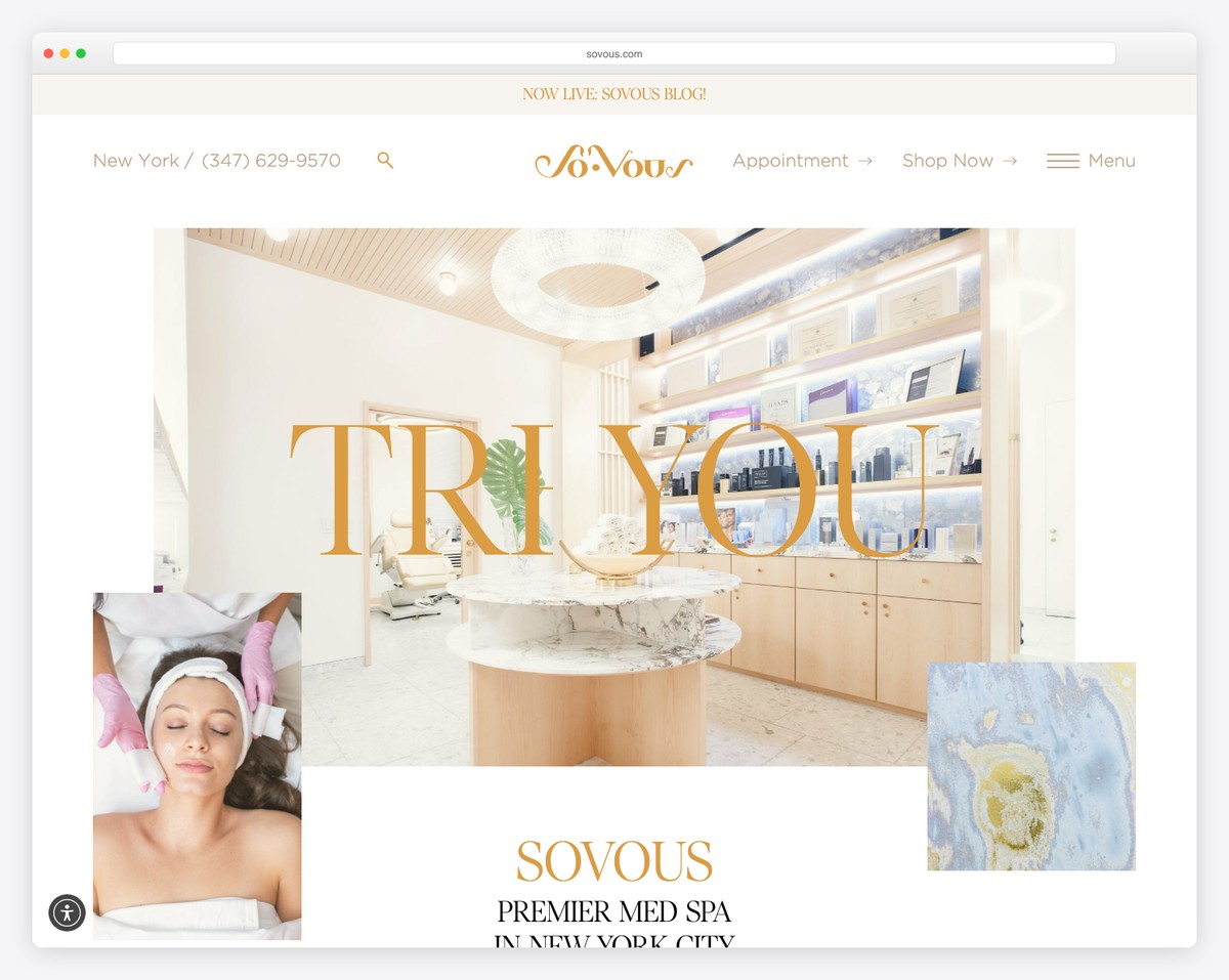sovous med spa website