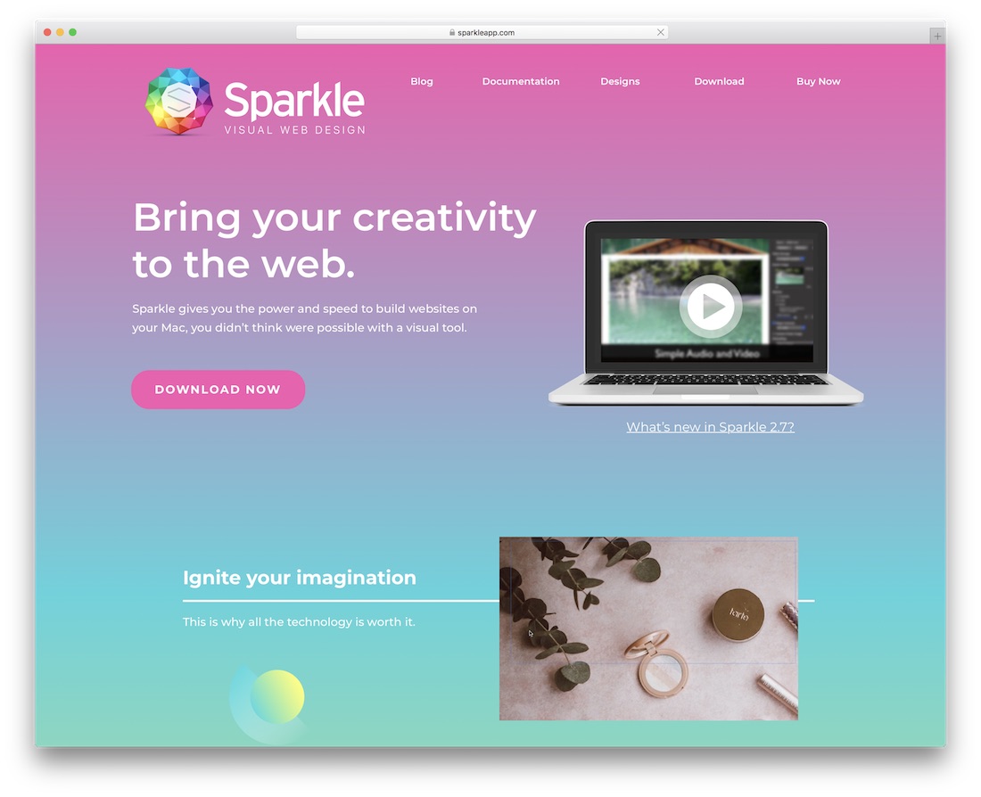 sparkle website builder for mac