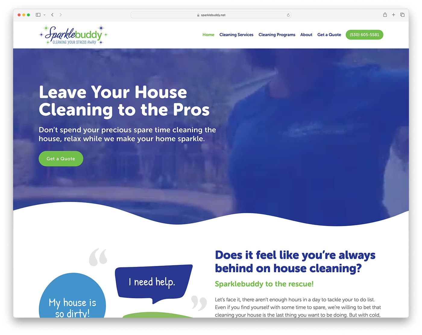 sparkle buddy - house cleaning services company