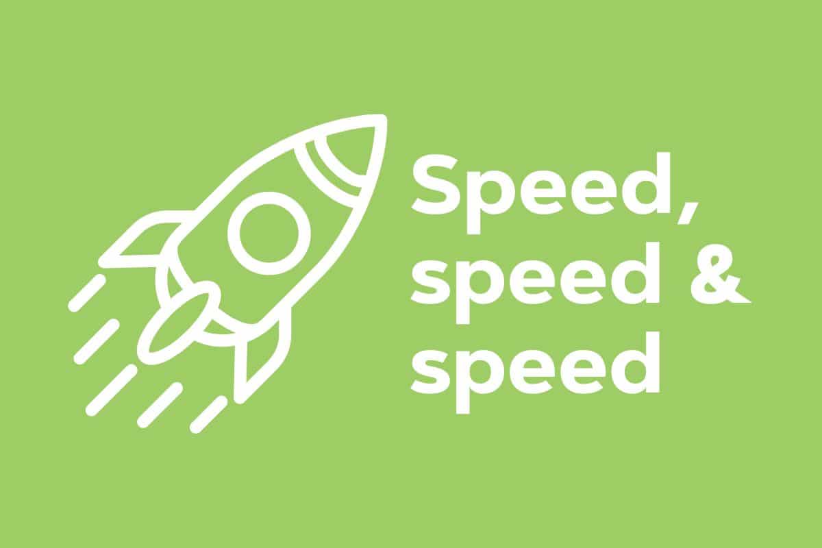 speed optimized websites