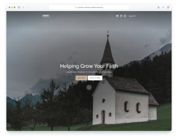 Spring website template