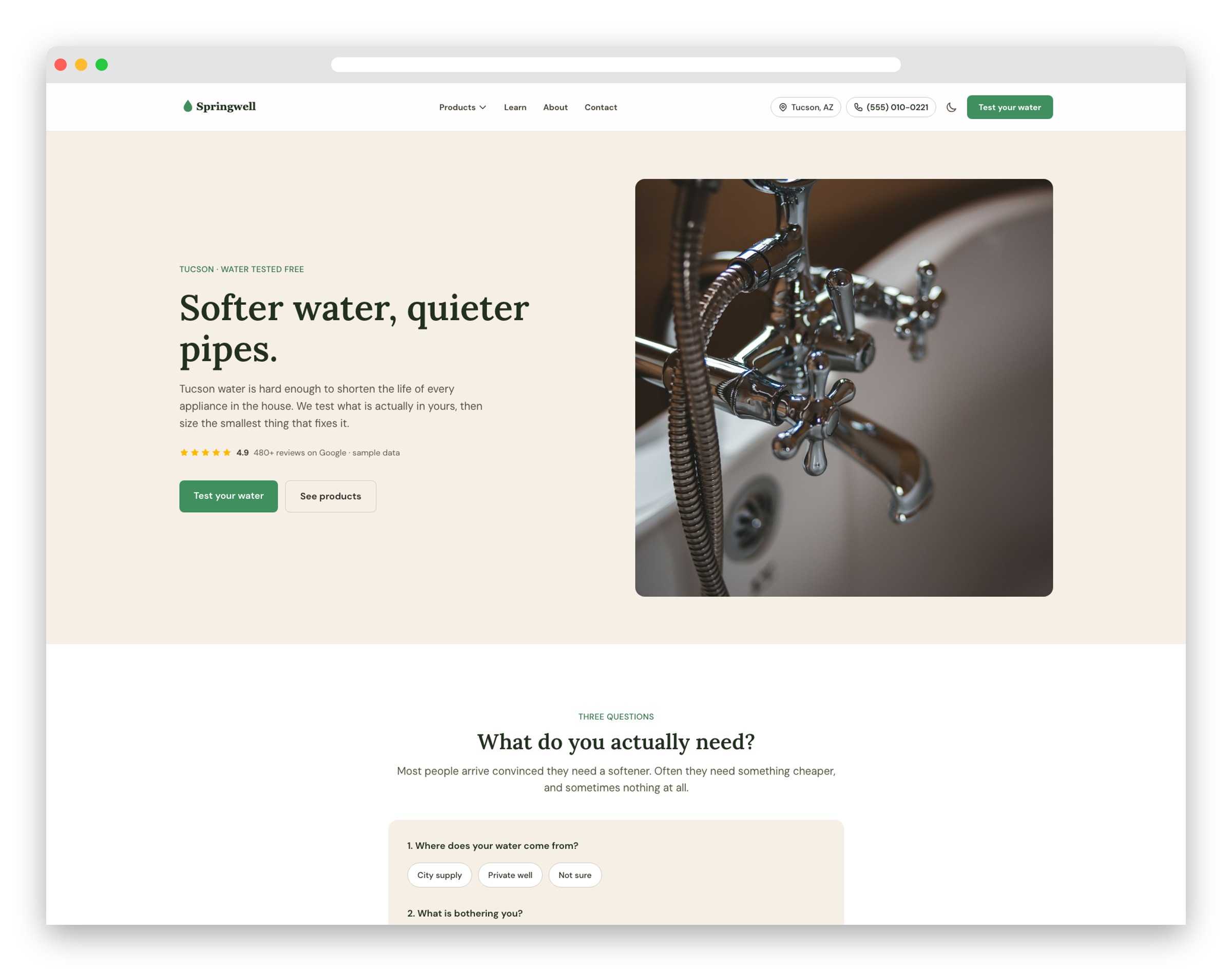 Springwell Template