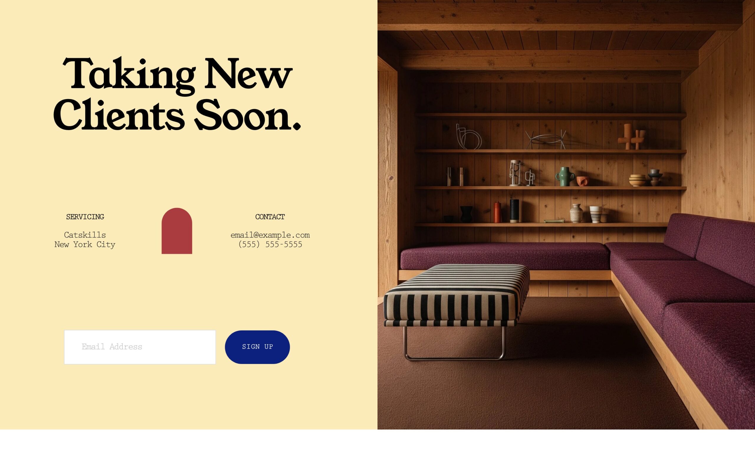 Hause website template for Squarespace