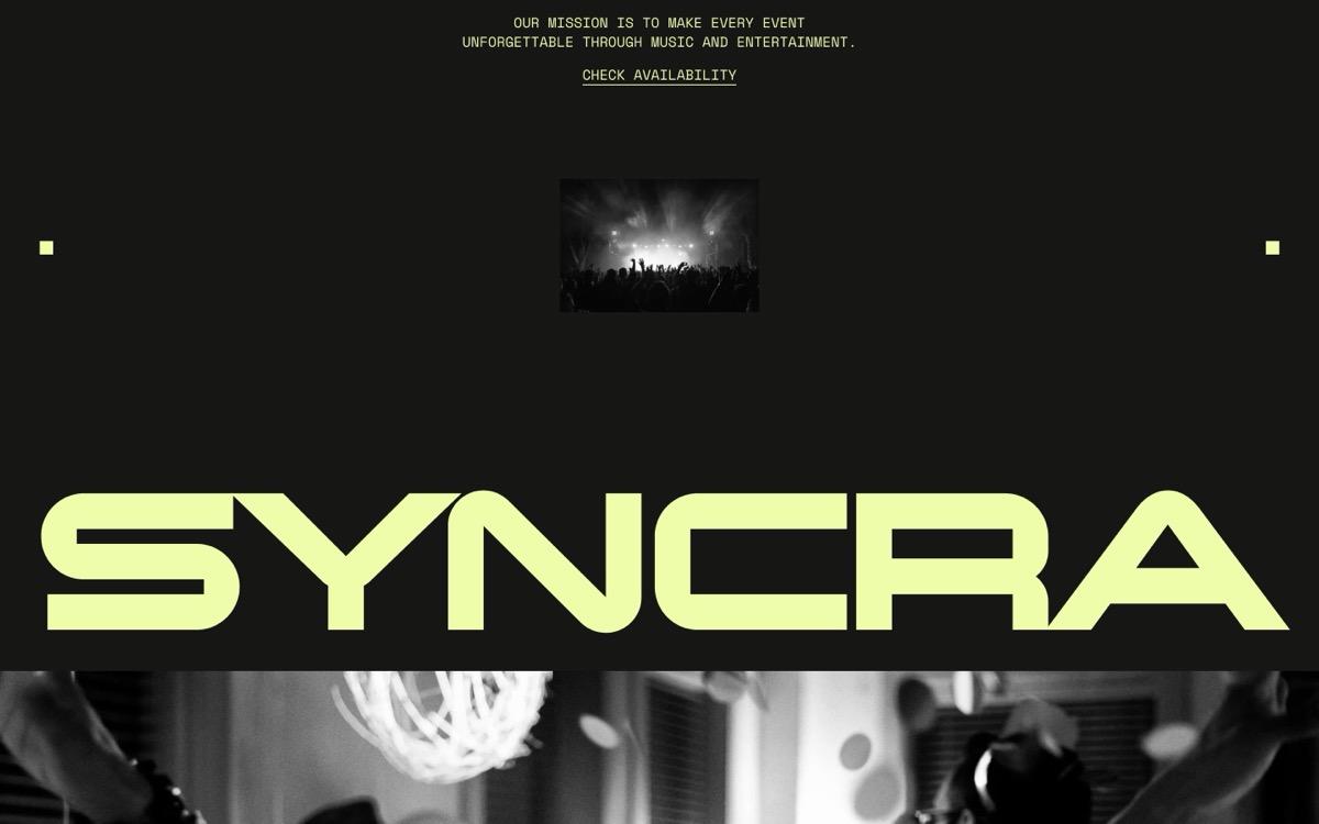 Syncra Squarespace template