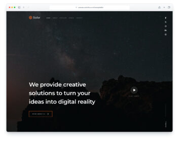 Stellar website template