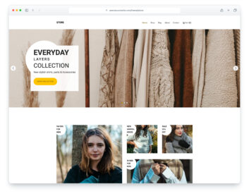 Store template preview