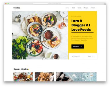 Best Food Blog Website Templates 2021 Colorlib