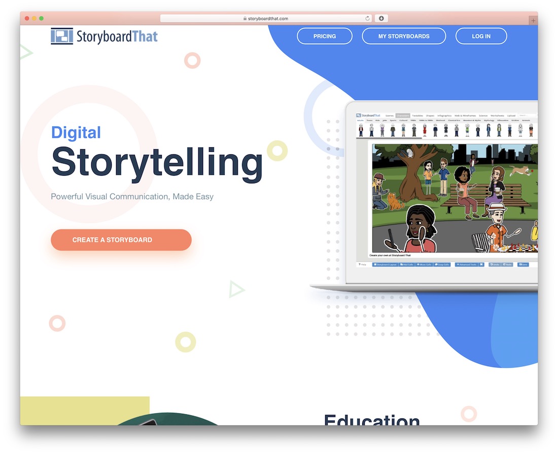 storyboardthat storytelling tool
