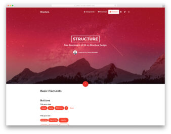 Structure - UI Kit UI snippet