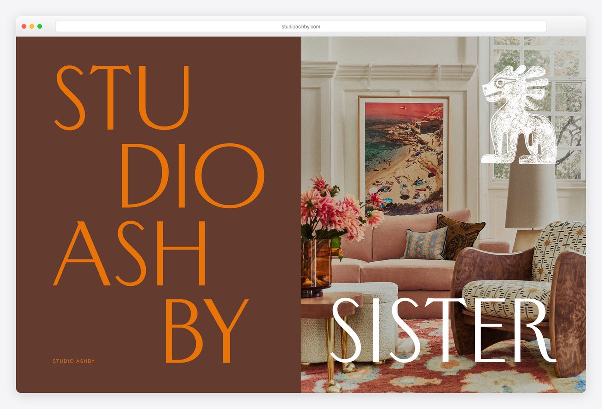 Studio Ashby interior design portfolio website