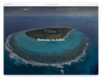 Suites website template