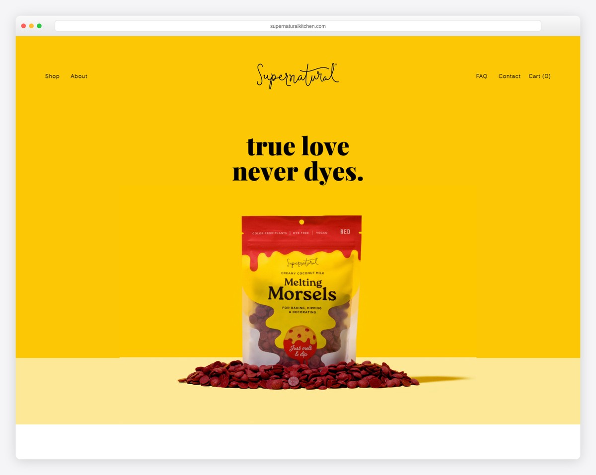 supernatural kitchen informational website example