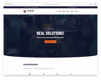 Supreme website template