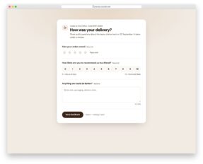 Survey Form V01 free HTML and CSS snippet by Colorlib