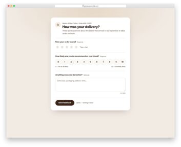 Survey Form V01 free HTML and CSS snippet by Colorlib