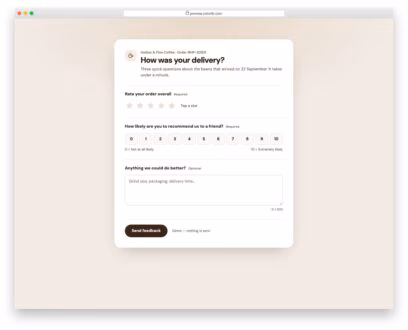 Survey Form V01 free HTML and CSS snippet by Colorlib
