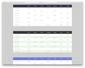 29 Free CSS3 & HTML Table Templates 2026 - Colorlib