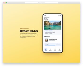 Tabs V04 free HTML and CSS snippet by Colorlib