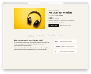 Tabs V06 free HTML and CSS snippet by Colorlib