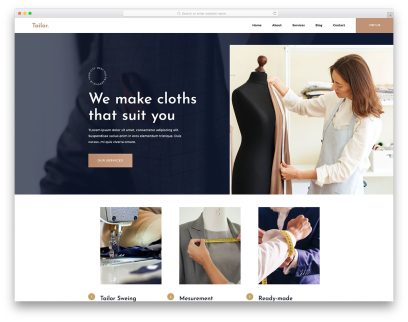 Tailor Free Template