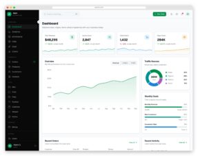 Tailwind CSS SaaS and startup templates featured image - Apex Dashboard Next.js admin