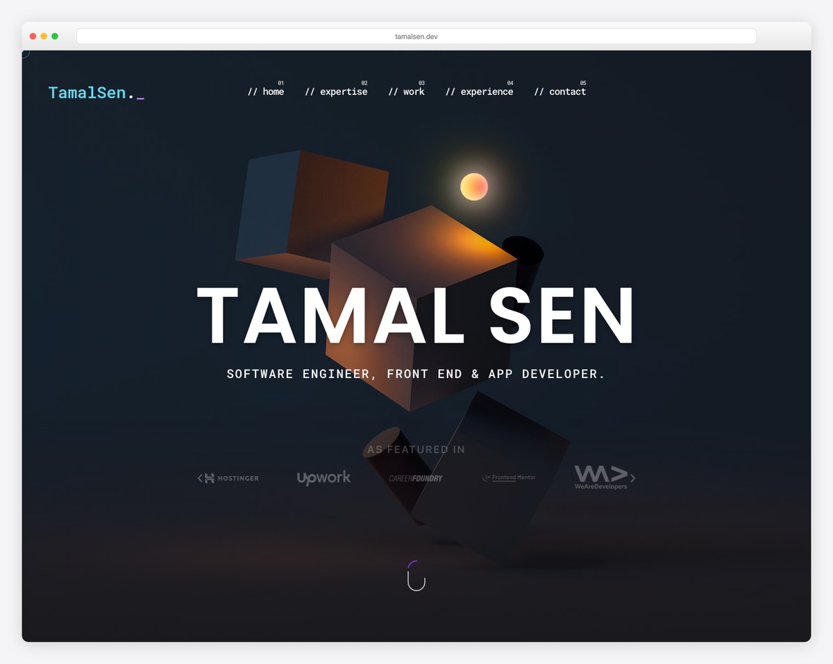 tamal sen developer portfolio