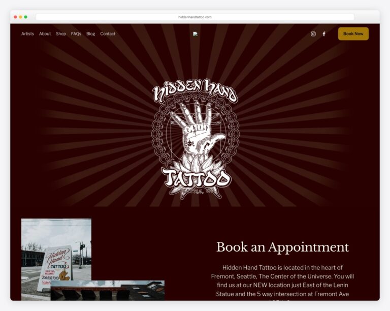 27 Best Tattoo Studio Website Examples 2026