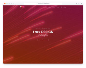 Taxx website template