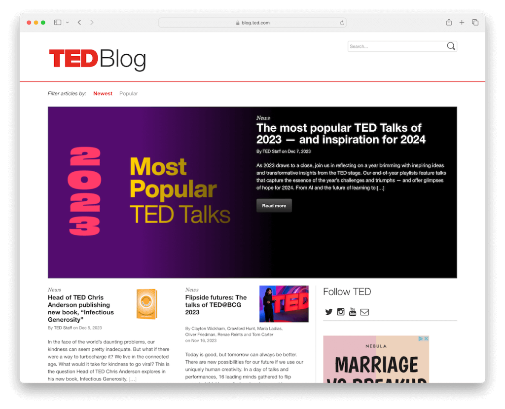 ted blog