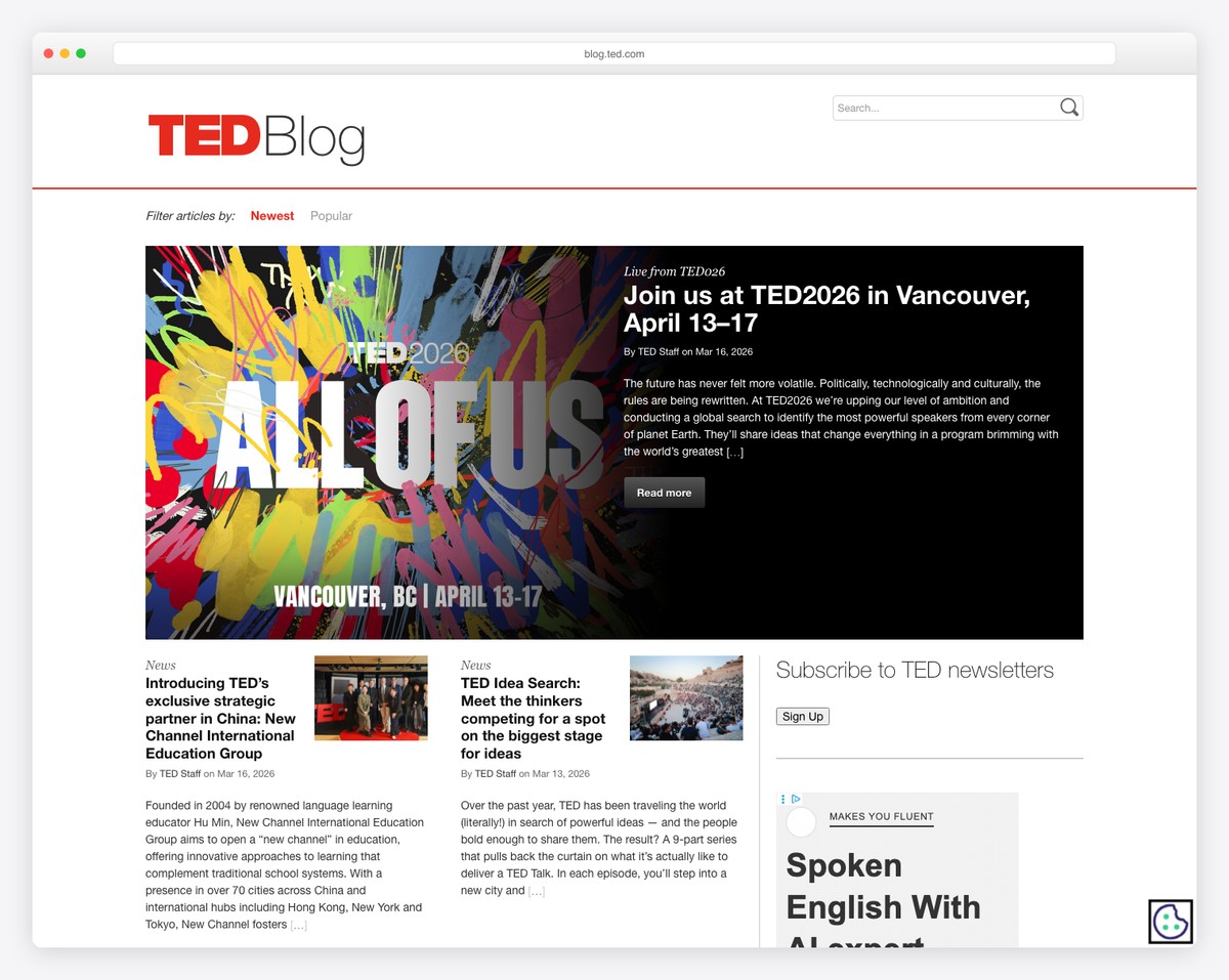 ted blog