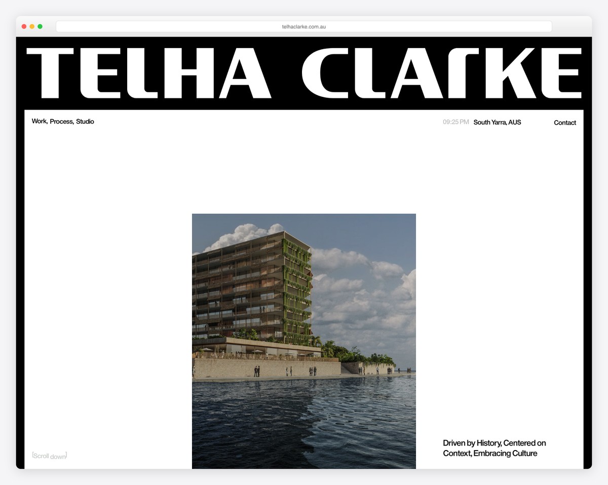 Telha Clarke website