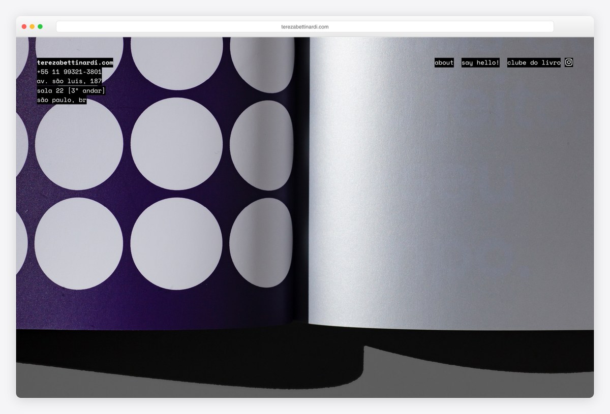 Tereza Bettinardi graphic design portfolio website