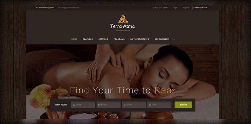 Terra Atma | Spa & Massage Salon WordPress Theme
