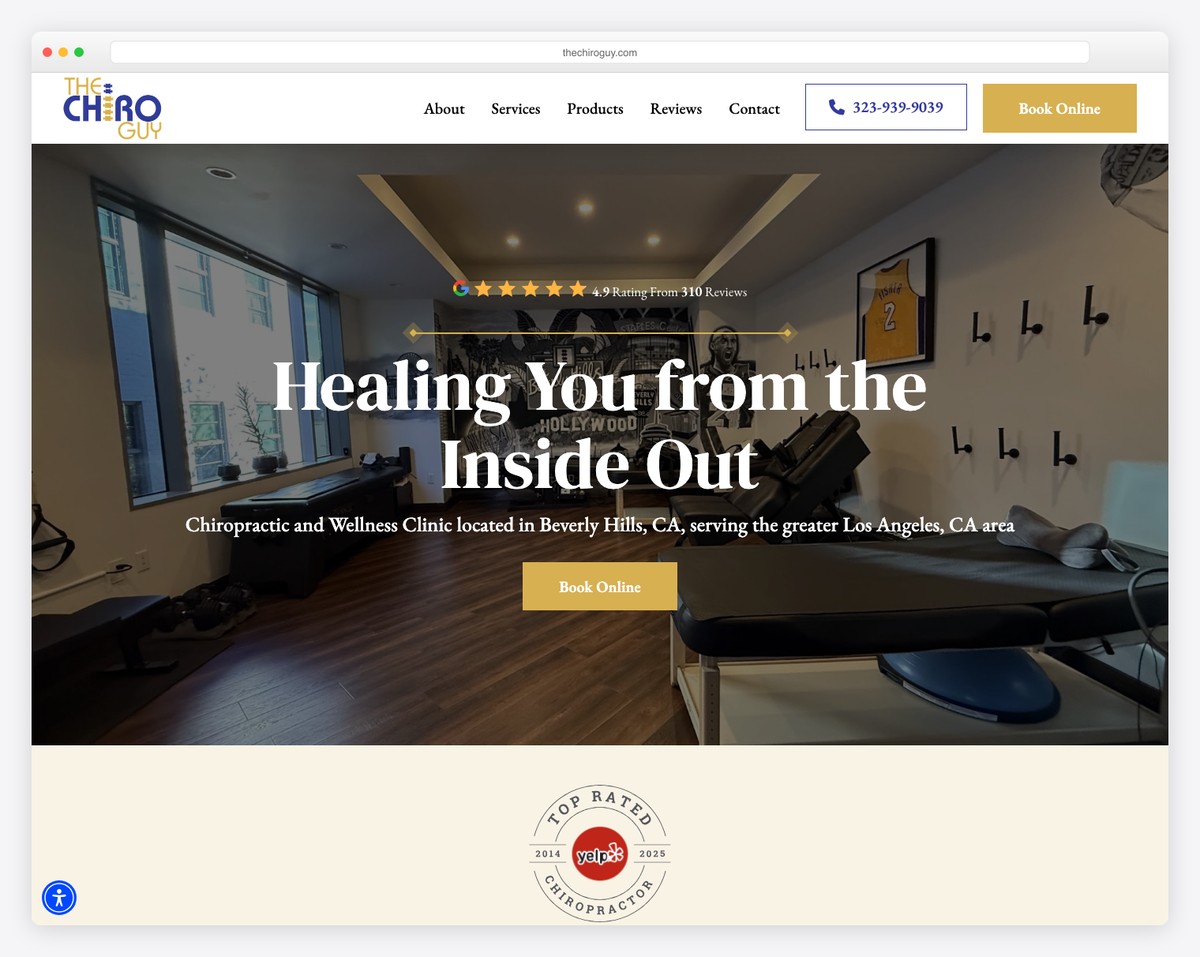 The Chiro Guy website